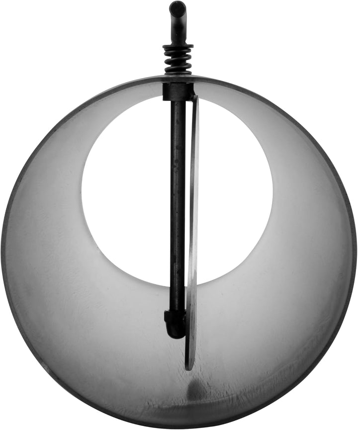 Ø 150 mm - Ofenrohr 50 cm mit Drosselklappe Schwarz Ofenrohr 50 cm mit Drosselklappe - Ø 150 mm