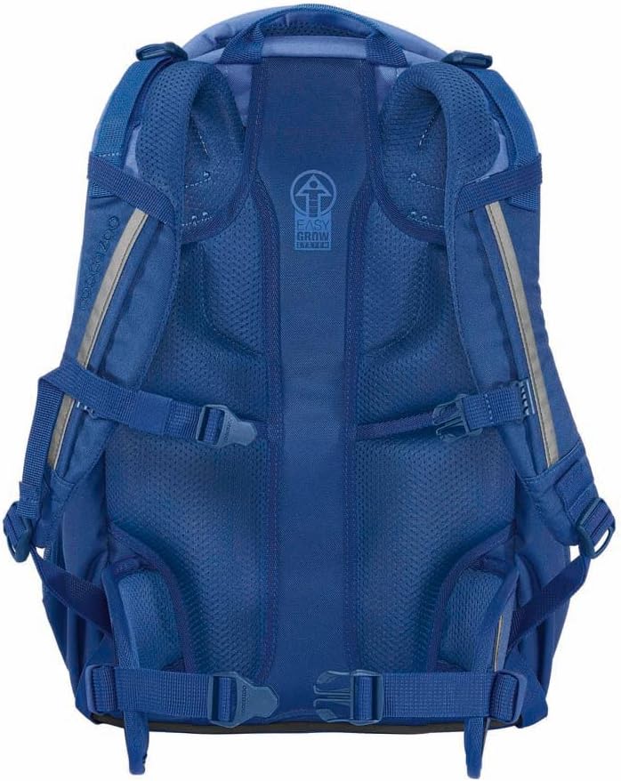 coocazoo MATE Schulrucksack-Set 2tlg inkl. Schlamperbox All Blue, All Blue