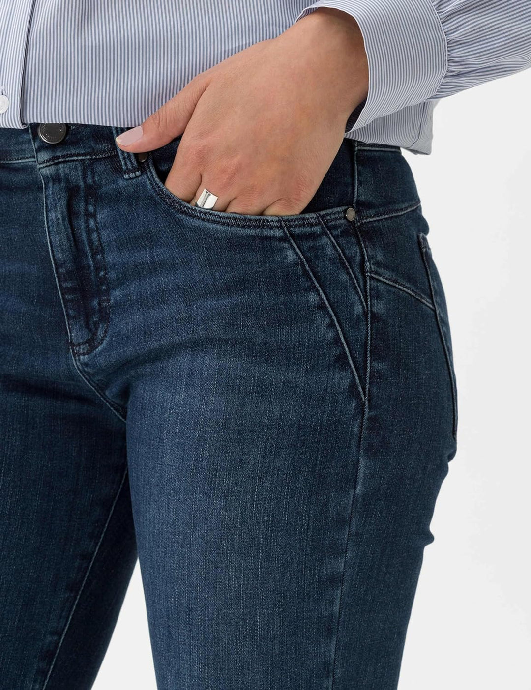 BRAX Damen Style Ana Push Up Sensation Jeans 26W / 30L Used Regular Blue, 26W / 30L Used Regular Blu