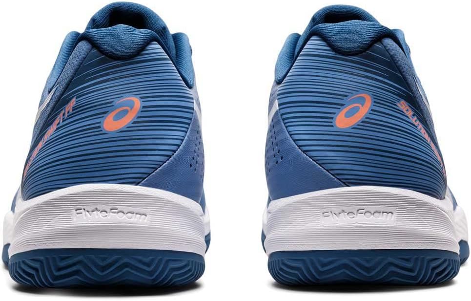 ASICS Herren Solution Swift Ff Clay Sneaker, 43.5 EU Blau Harmony Weiß