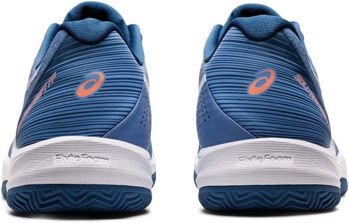 ASICS Herren Solution Swift Ff Clay Sneaker, 43.5 EU Blau Harmony Weiß