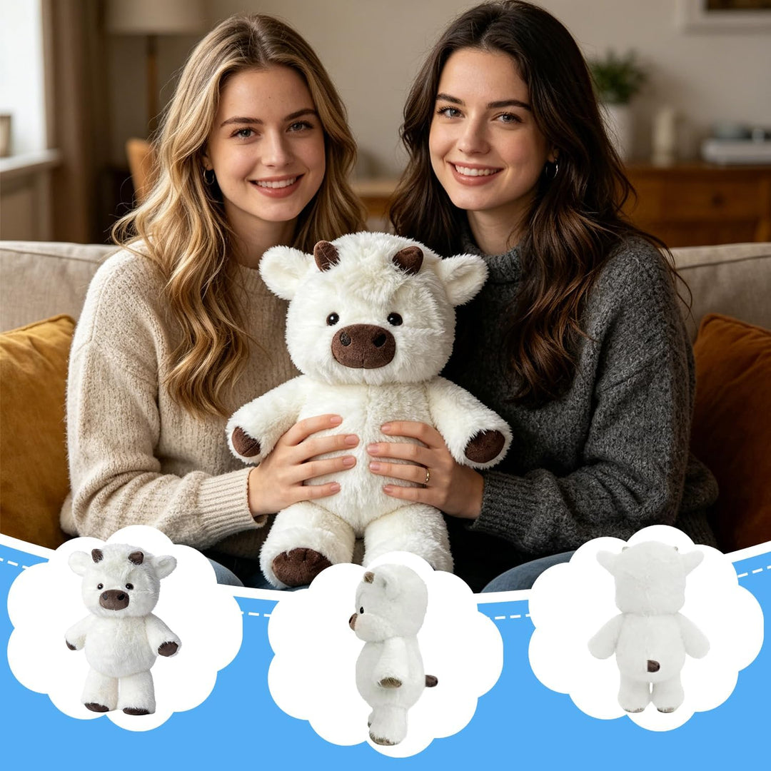 Hochlandrind Kuh Kuscheltier, Hochlandrind Plush, Running Cow Plush, Realistische Kuh Plüschtier, Hi