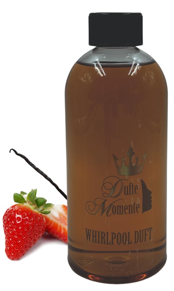 Dufte Momente | Whirlpool Duft 500ml | Erdbeere - Vanille | mit naturreinen und natürlichen ätherisc
