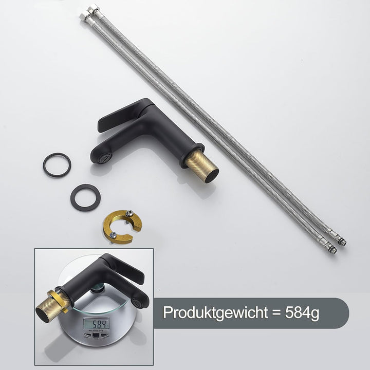 BELZ Wasserhahn Bad, Waschbecken Armaturen, Armatur Badezimmer, Mischbatterie Waschbecken, Wasserspa