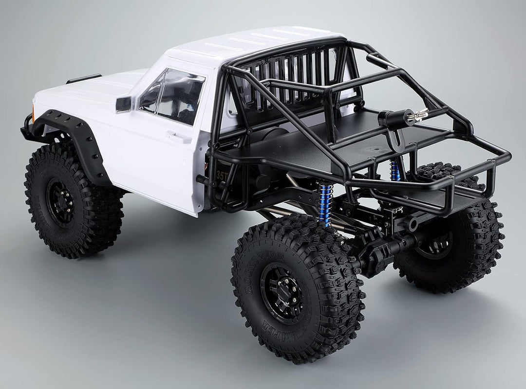 KEEDAD RC Crawler Karosserie Kabine & Rückseitenkäfig RC Body Shell für 1/10 RC Crawler Car TRX4 Axi