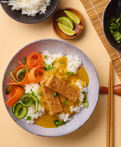 Reishunger Kochbuch Set - Curry, Sushi & Wok Kochbuch - Vegan, vegetarisch, mit Fisch & Fleisch