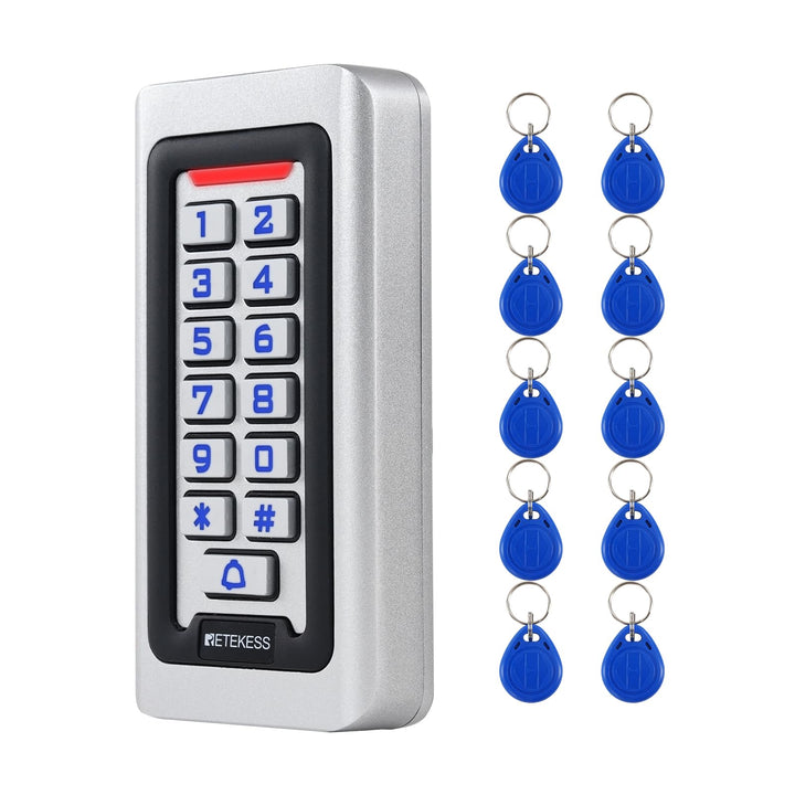 Retekess T-AC03 Codeschloss Türöffner, Codeschloss Garagentor, Wasserdichte RFID IP68, Zutrittskontr