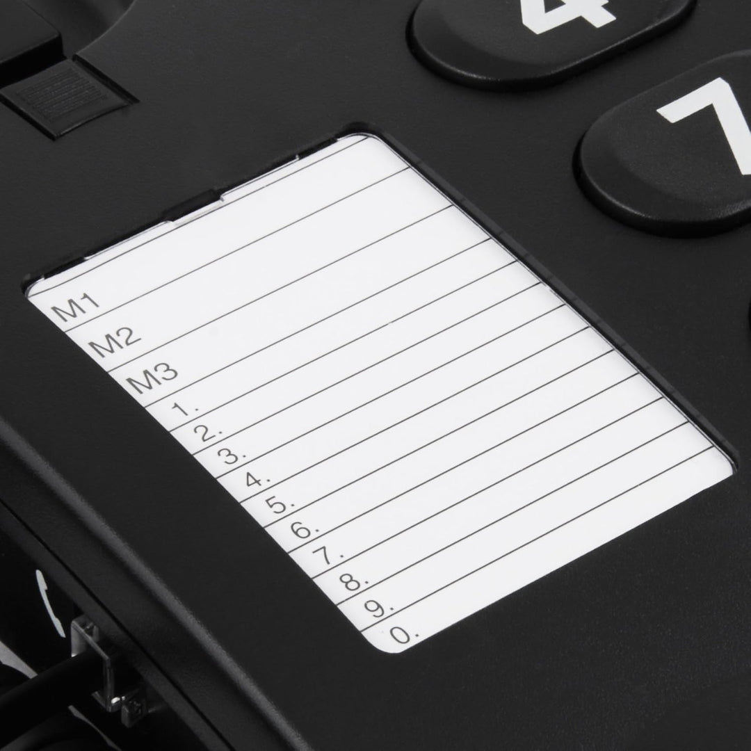 Doro PhoneEasy 311c Seniorentelefon, Schnurgebundenes Grosstastentelefon mit optischer Anrufsignalis
