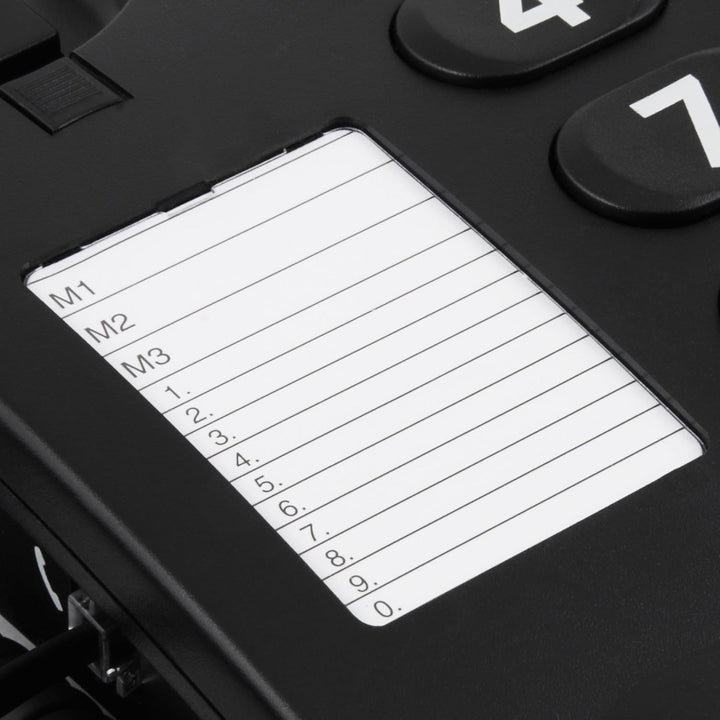 Doro PhoneEasy 311c Seniorentelefon, Schnurgebundenes Grosstastentelefon mit optischer Anrufsignalis