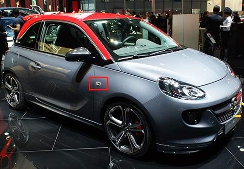 Seitenblinker für Adam Astra H GTC J Corsa D Abzeichen Meriva Zafira, Schwarz, Amber Light, 2 Stück