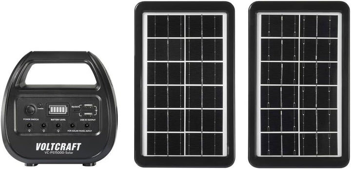 VOLTCRAFT VC-PS15000-Solar VC-14297675 Solar-Powerbank Ladestrom Solarzelle 0.51 A 3 W 15000 mAh