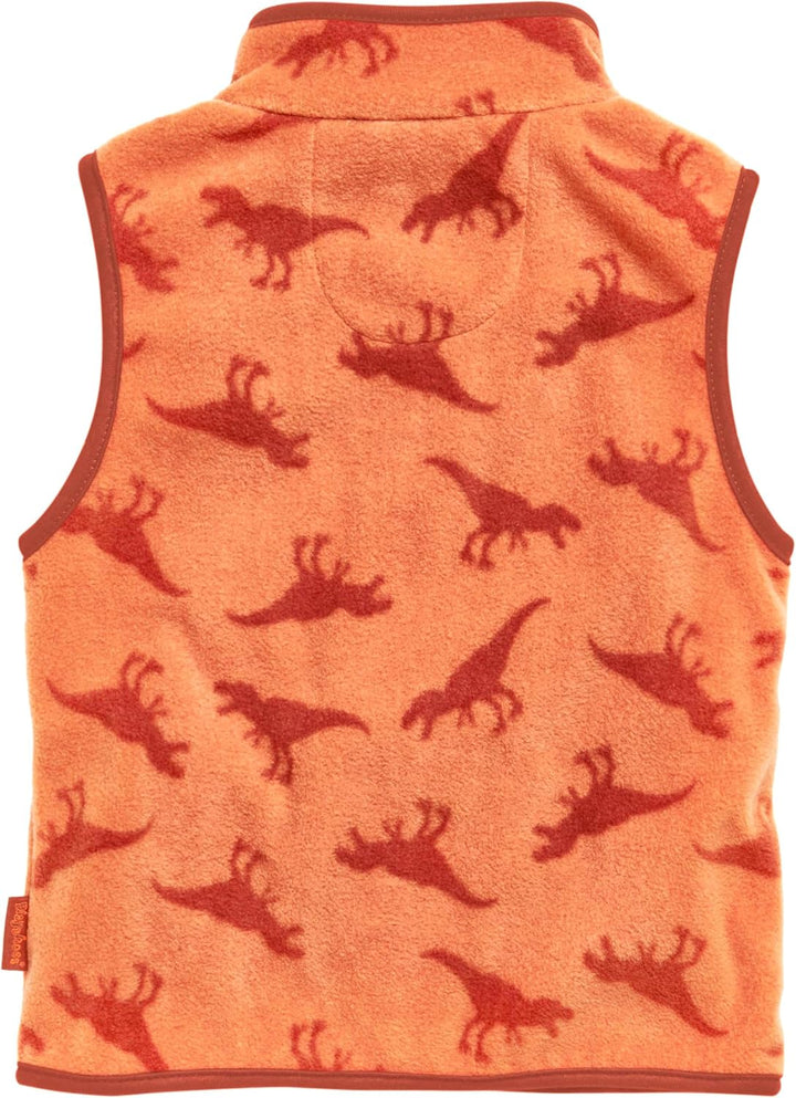 Playshoes Unisex Kinder Fleece Weste Outdoor-Oberteil 128 Dinos, 128 Dinos
