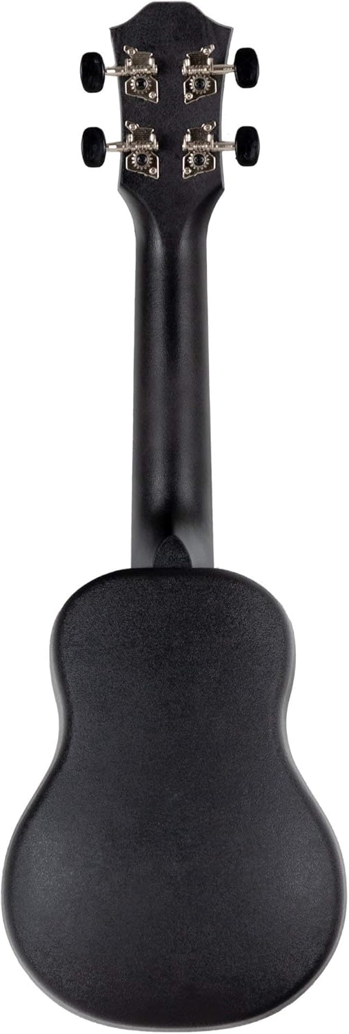 Classic Cantabile OV-04 BK Ukulele - Sopran-Ukulele im Roundback-Design - Mensur: 342 mm - Korpus un