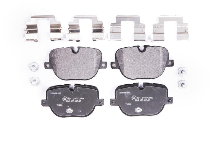 HELLA PAGID 8DB 355 015-451 Bremsbelagsatz - T1996 - Dicke/Stärke: 17.1mm - Bremssystem: TRW - für V