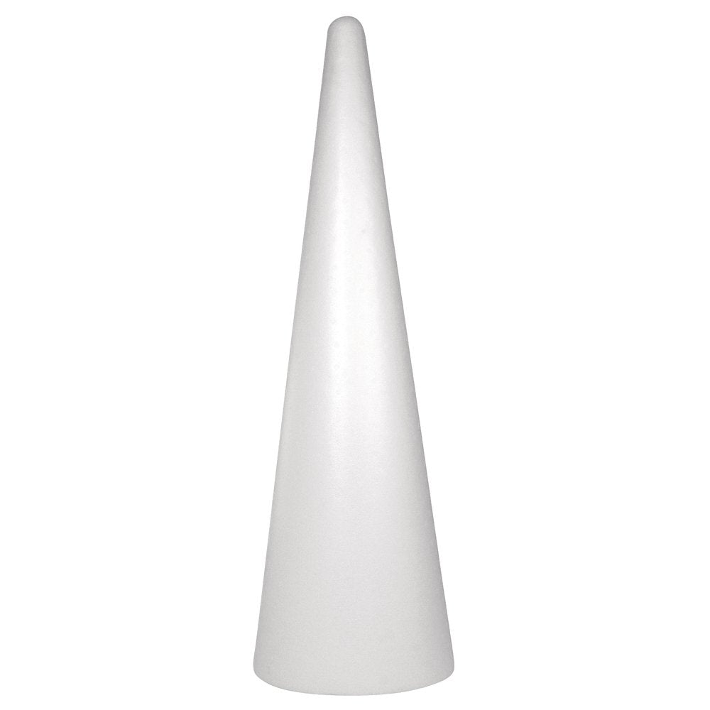 Rayher Hobby Rayher Styropor-Kegel voll ø 25 cm, Höhe 80 cm , 3003700, Höhe 80 cm