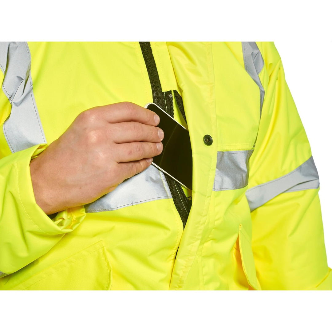 Portwest Bomberjacke mit Reflexstreifen Leuchtend gelb XXS, XXS