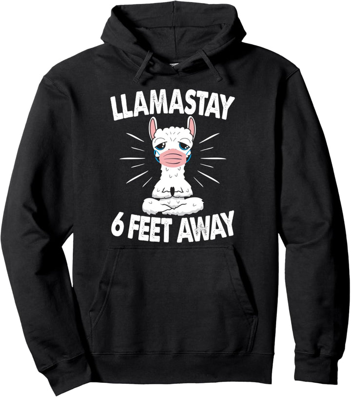 Llamastay 6 Fuss entfernt süsses Lama-Kindergeschenk Pullover Hoodie