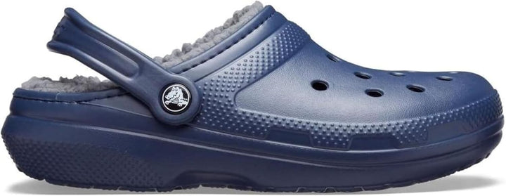 Crocs Unisex Classic Lined Clogs 37/38 EU Navy Charcoal, 37/38 EU Navy Charcoal