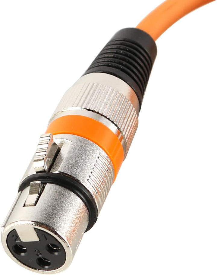 6 Packungen Mikrofonkabel XLR-Kabel Mikrofonkabel Stecker auf Buchse Symmetrisches XLR-Mikrofonkabel