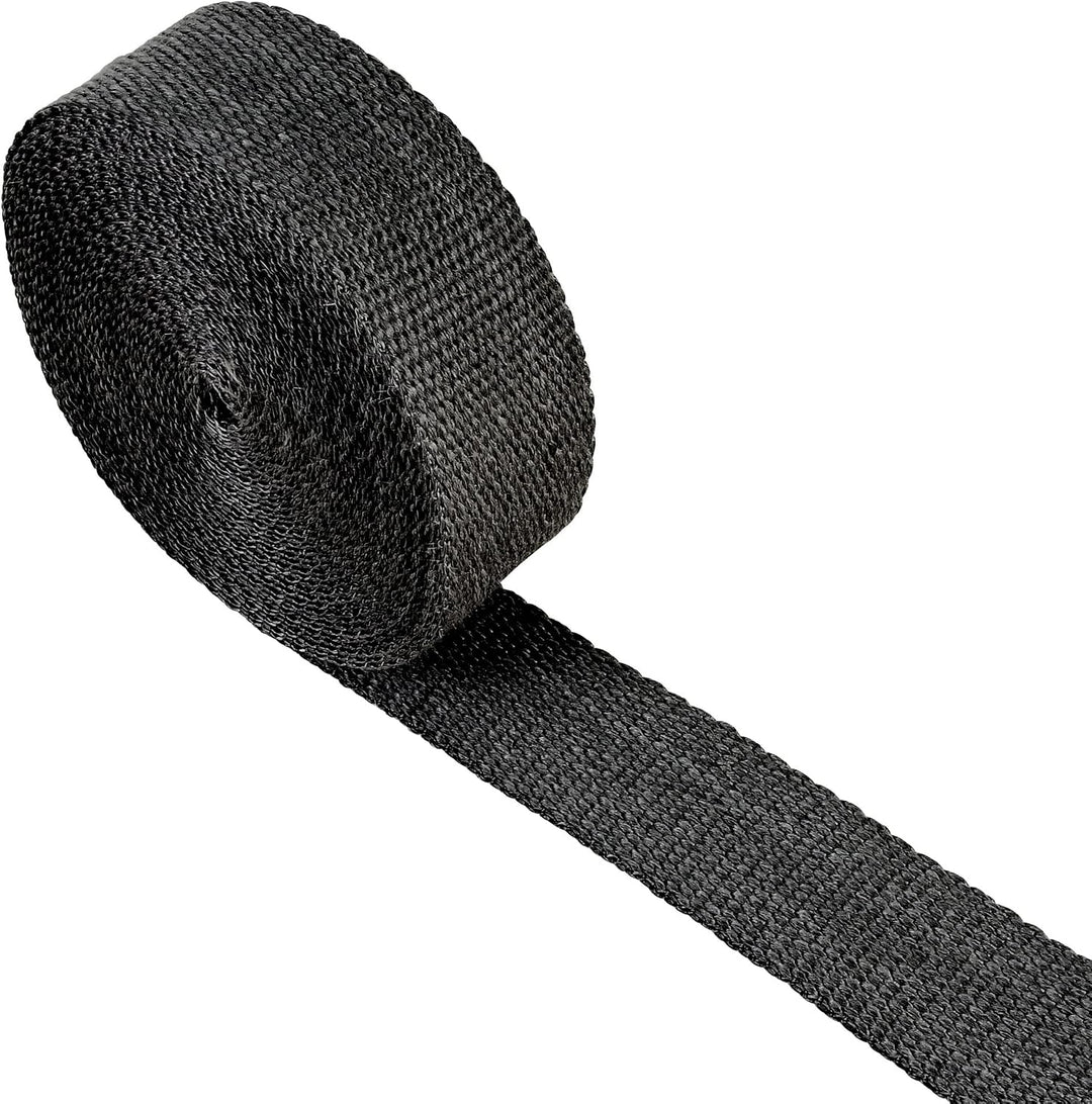 10m Fiberglas Hitzeschutz Band - 50mm breit schwarz