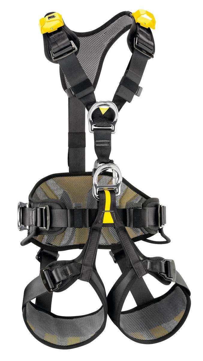 PETZL AVAO BOD 1 Klettergurte, Black/Yellow, 1