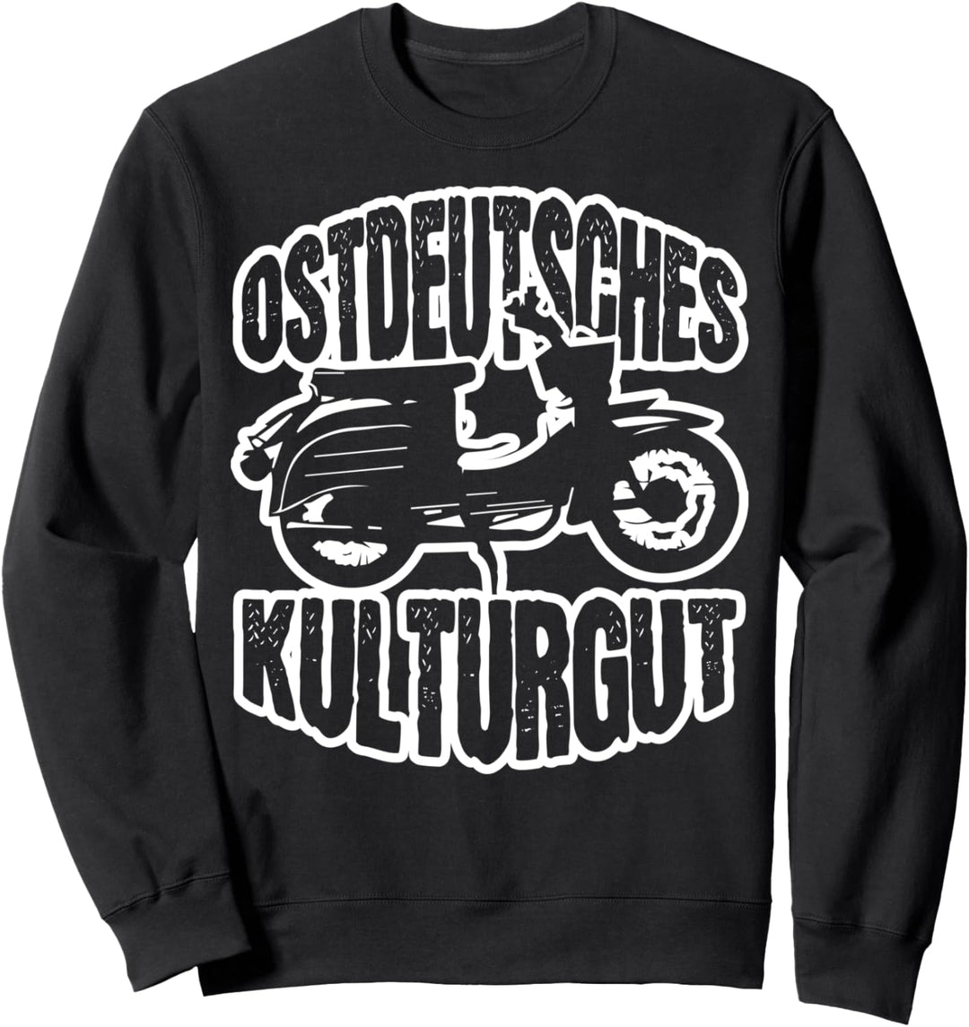 Oldtimer Moped Simson-Schwalbe Design Sweatshirt