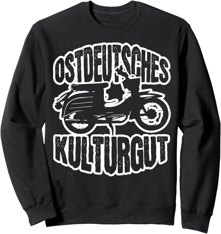 Oldtimer Moped Simson-Schwalbe Design Sweatshirt