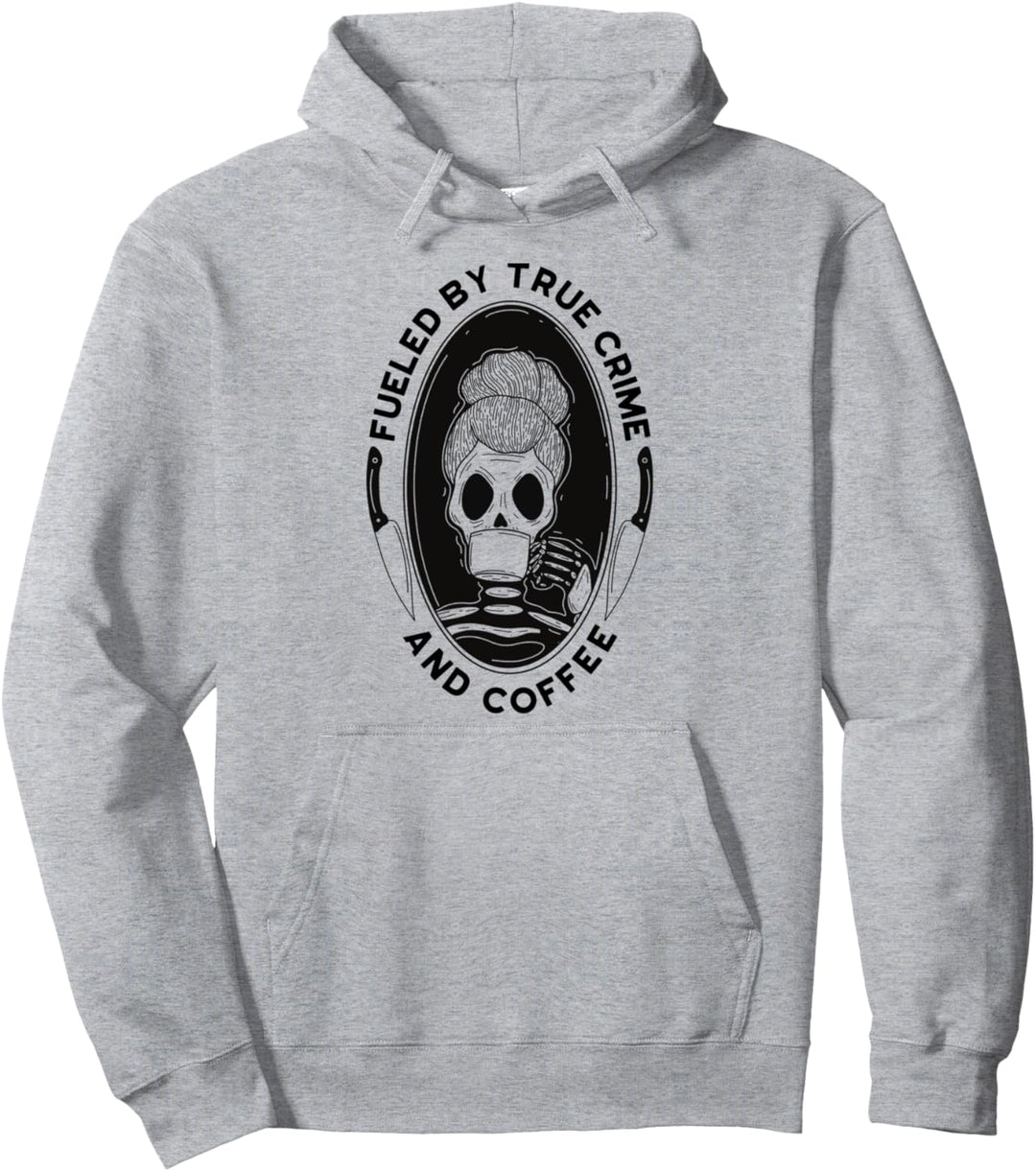 Getankt von Kaffee und True Crime - Lustig Pullover Hoodie