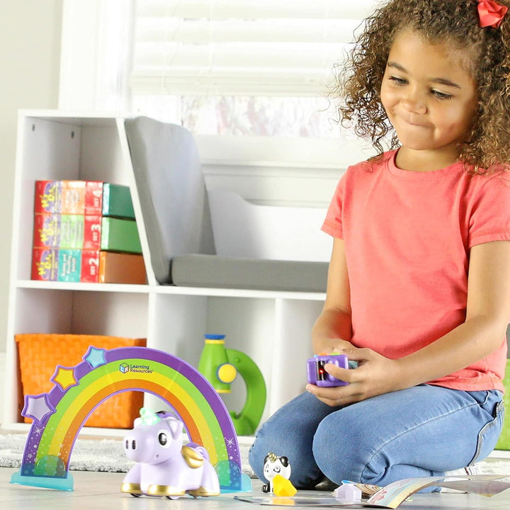 Learning Resources Coding Critters MagiCoders Skye, das Einhorn, Programmierspielzeug für Kinder, MI