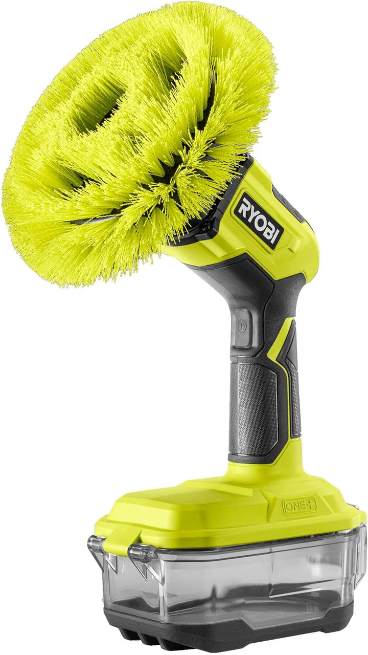 RYOBI 18 V ONE+ Akku-Reinigungsbürste R18CPS-0 (15 cm rotierender Borstenkopf, ohne Akku und Ladeger