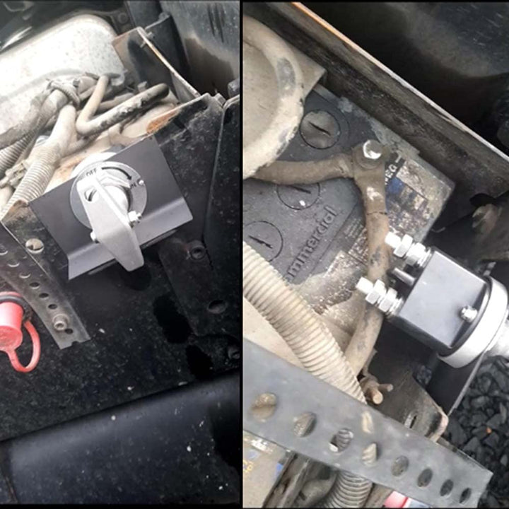 TOTMOX Batterietrennschalter 12V, anwendbar für Freizeitfahrzeuge, Yachten, LKW und Baufahrzeuge