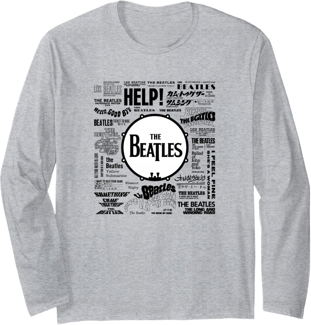 Die Beatles - Beatles Singles Weltkunst Langarmshirt