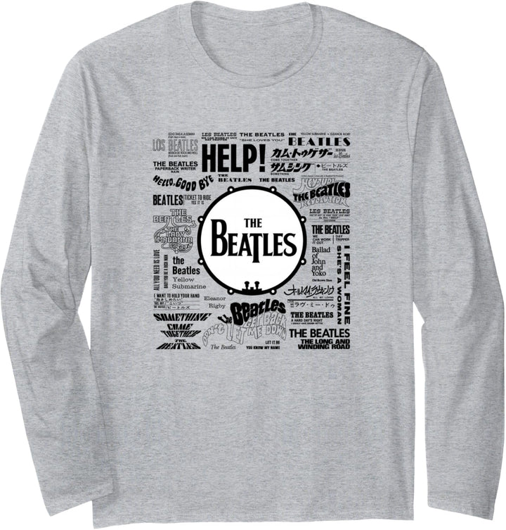 Die Beatles - Beatles Singles Weltkunst Langarmshirt
