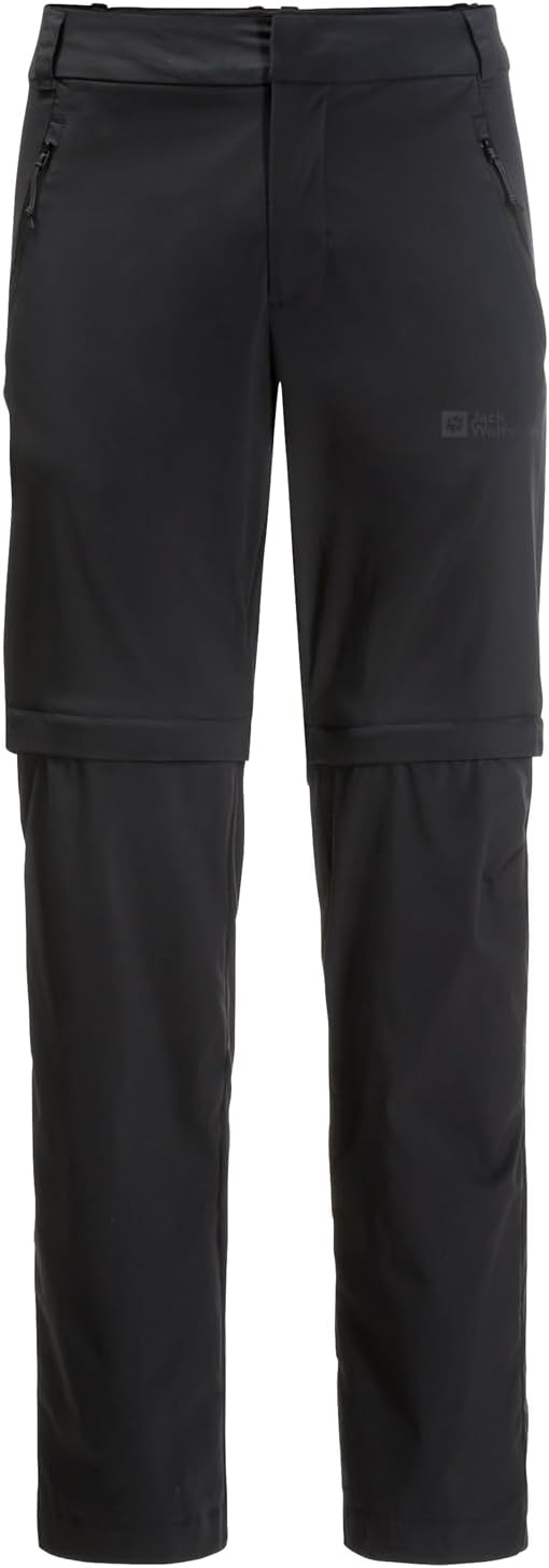 Jack Wolfskin Herren Glastal Zip Off Pants M Wanderhose 58 Schwarz, 58 Schwarz