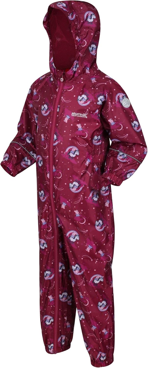 Regatta Unisex Baby Peppa Pobble Snowsuit 4 Jahre Raspberry Radiance, 4 Jahre Raspberry Radiance