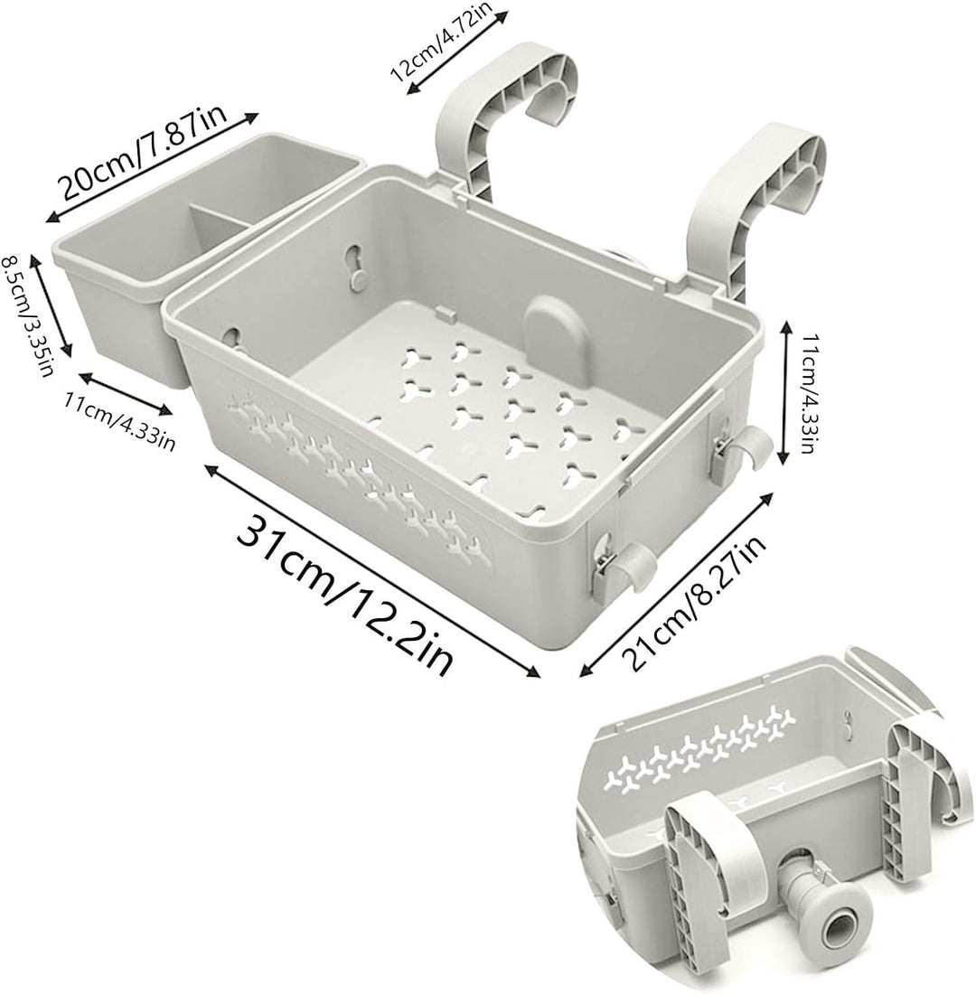 Generisch Pool Aufbewahrungskorb Set inklusive Kunststoff Pool Korb Pool Getränkehalter Hot Tub Zube