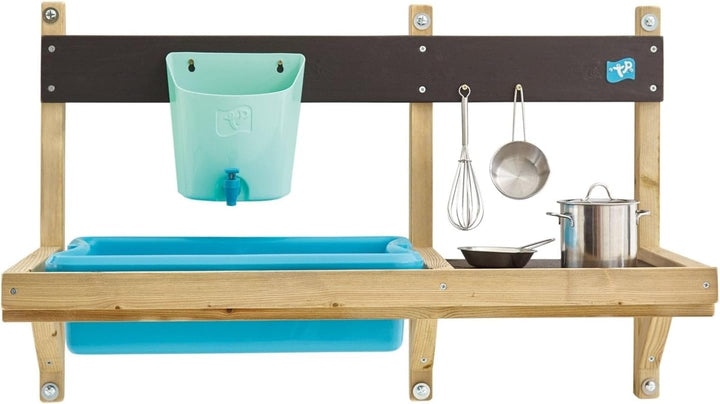 TP Toys 297 Kitchen Holz Deluxe Mud Küche Spielhaus Zubehör, grün, 36 x 81 x 56 cm Einzelbett, Einze