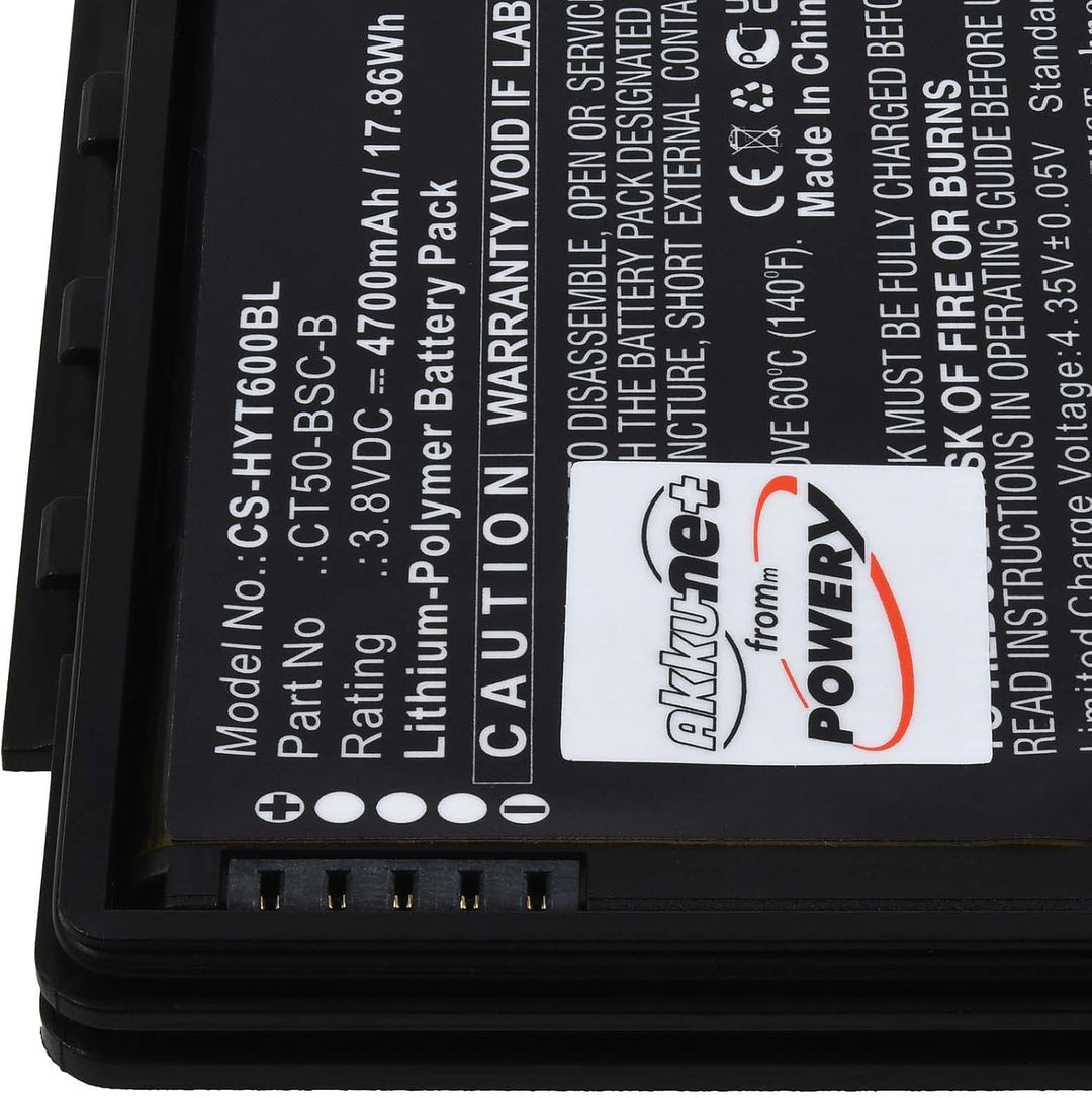 Akku kompatibel mit Honeywell Typ 318-055-012, 3,8V, Li-Polymer
