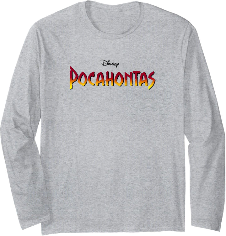 Disney Pocahontas Title Logo Langarmshirt