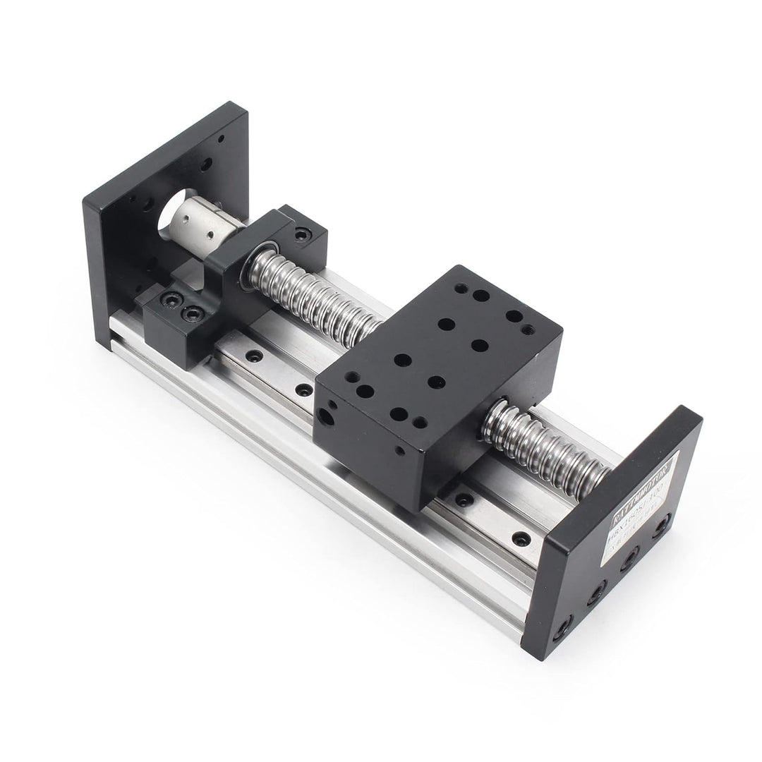 RATTMMOTOR Linearführung,CNC Doppelte Lineartisch-Aktuator 100 mm Länge Linearantrieb, Kugelumlaufsp