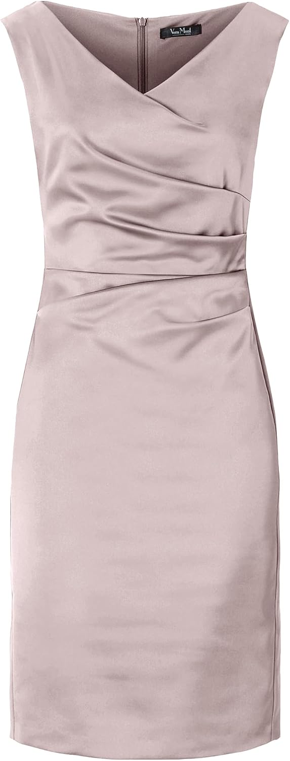 Vera Mont Damen Kleid, Braun (Smoky Taupe 7322)