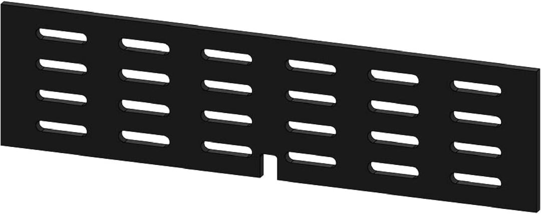 Kaminrost/Ascherost Eckig 490 x 128 x 8 mm passend für Fireplace Rönky ** Kaminöfen inkl. Modellüber