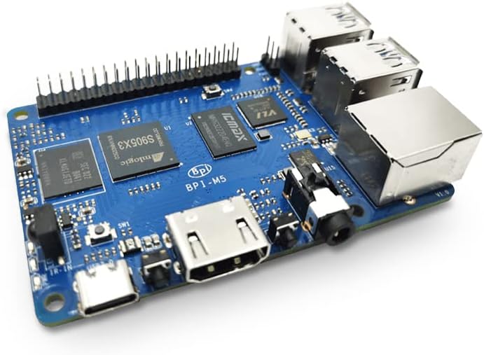 youyeetoo Banana Pi BPI-M5 Amlogic S905X3 Single Board Computer with 4GB RAM and 16G eMMC for AIOT S