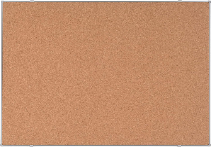 BoardsPlus Economy Korktafel, 118 x 88 cm, Rahmen aus grauer Tech-Legierung 120 x 90 cm, 120 x 90 cm