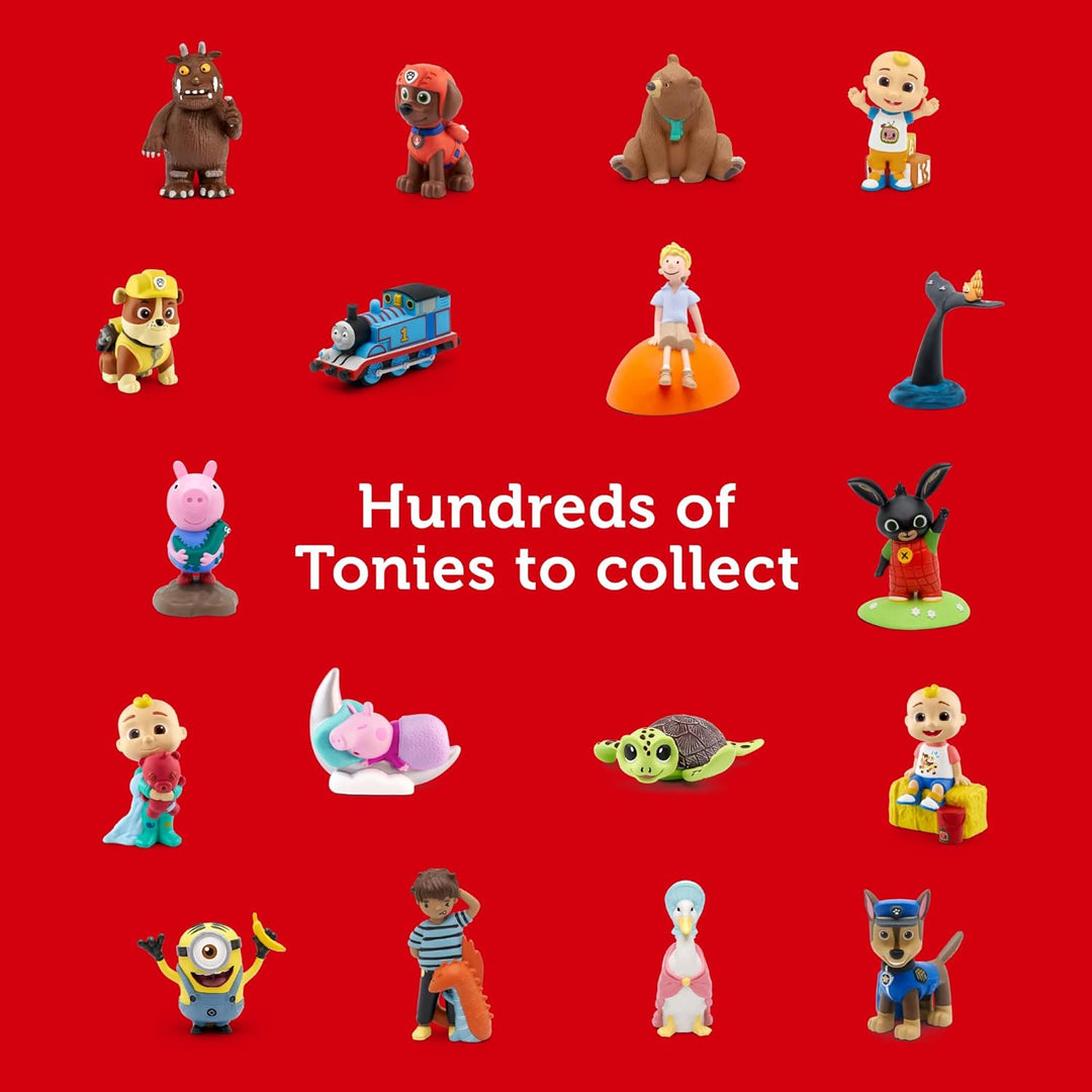 Tonies Starterset: Toniebox, grau + 1 Creative-Tonie - Hörbuch-Player und Musik-Player für Kinder -