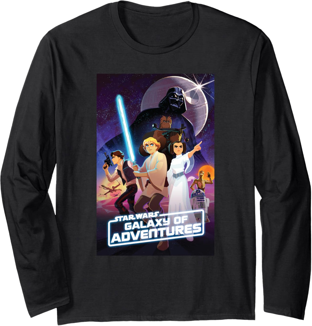 Star Wars Galaxy of Adventures Poster Langarmshirt