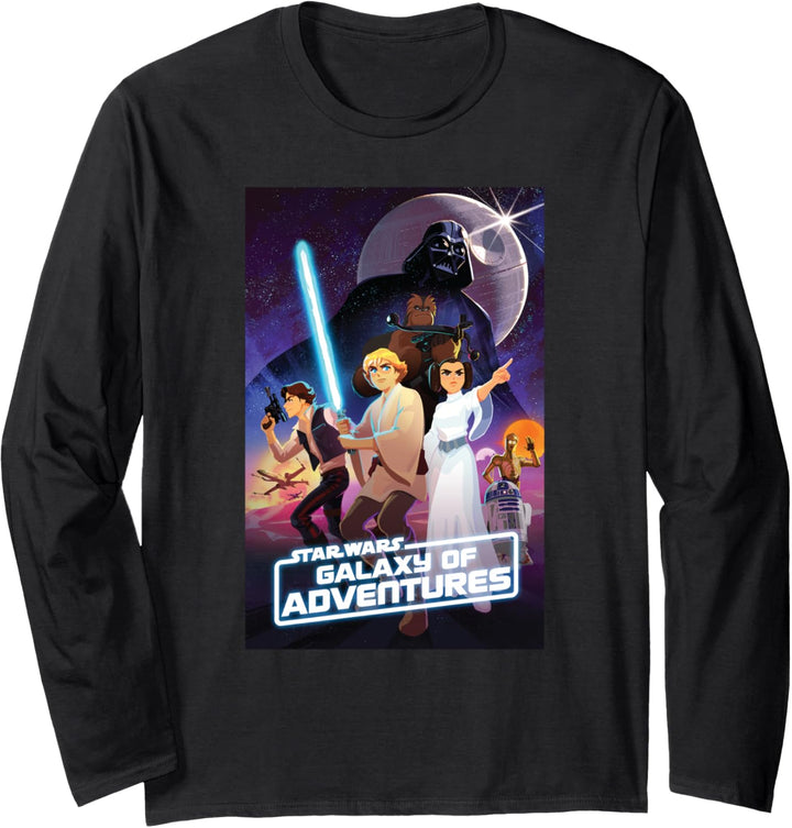Star Wars Galaxy of Adventures Poster Langarmshirt