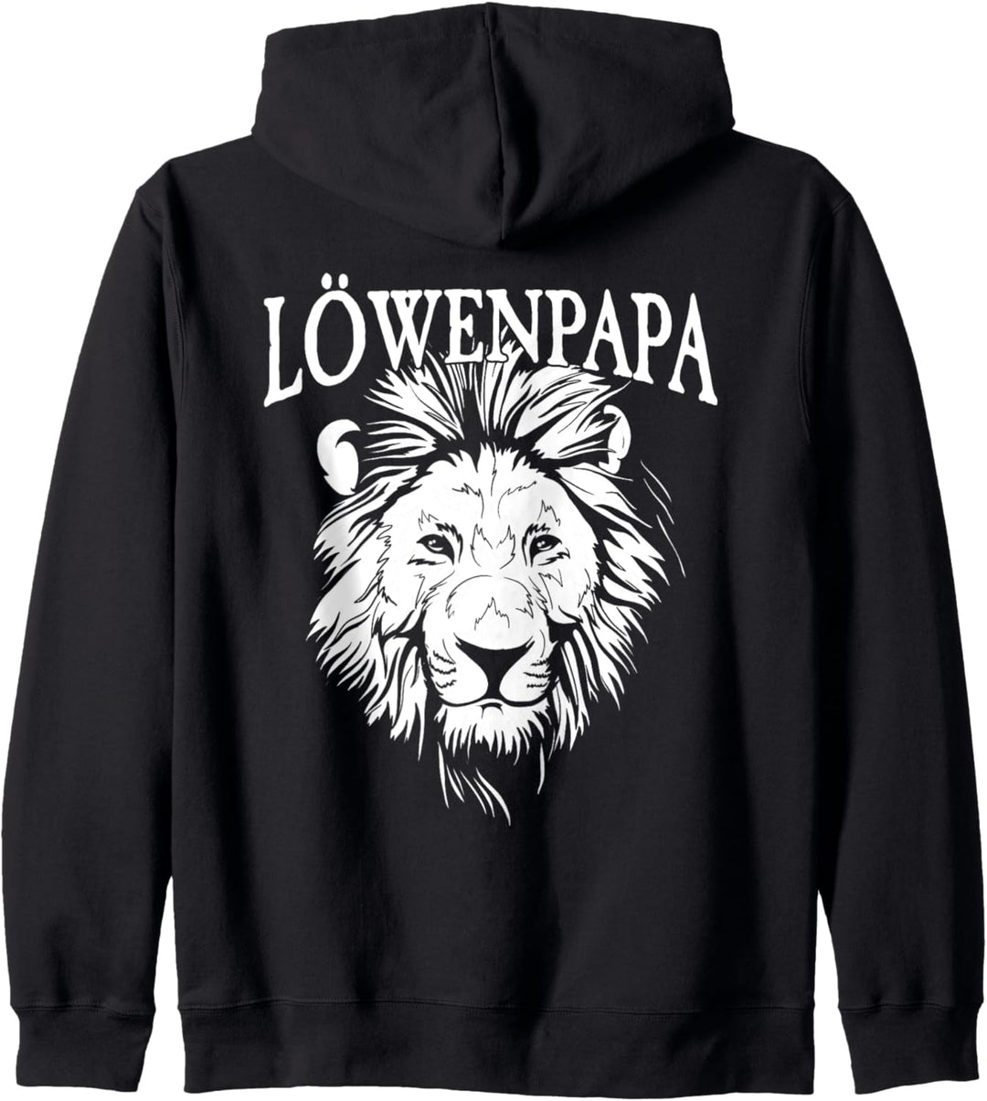 Löwenpapa I Daddy Retro und Stolz I Papa Löwe Kapuzenjacke