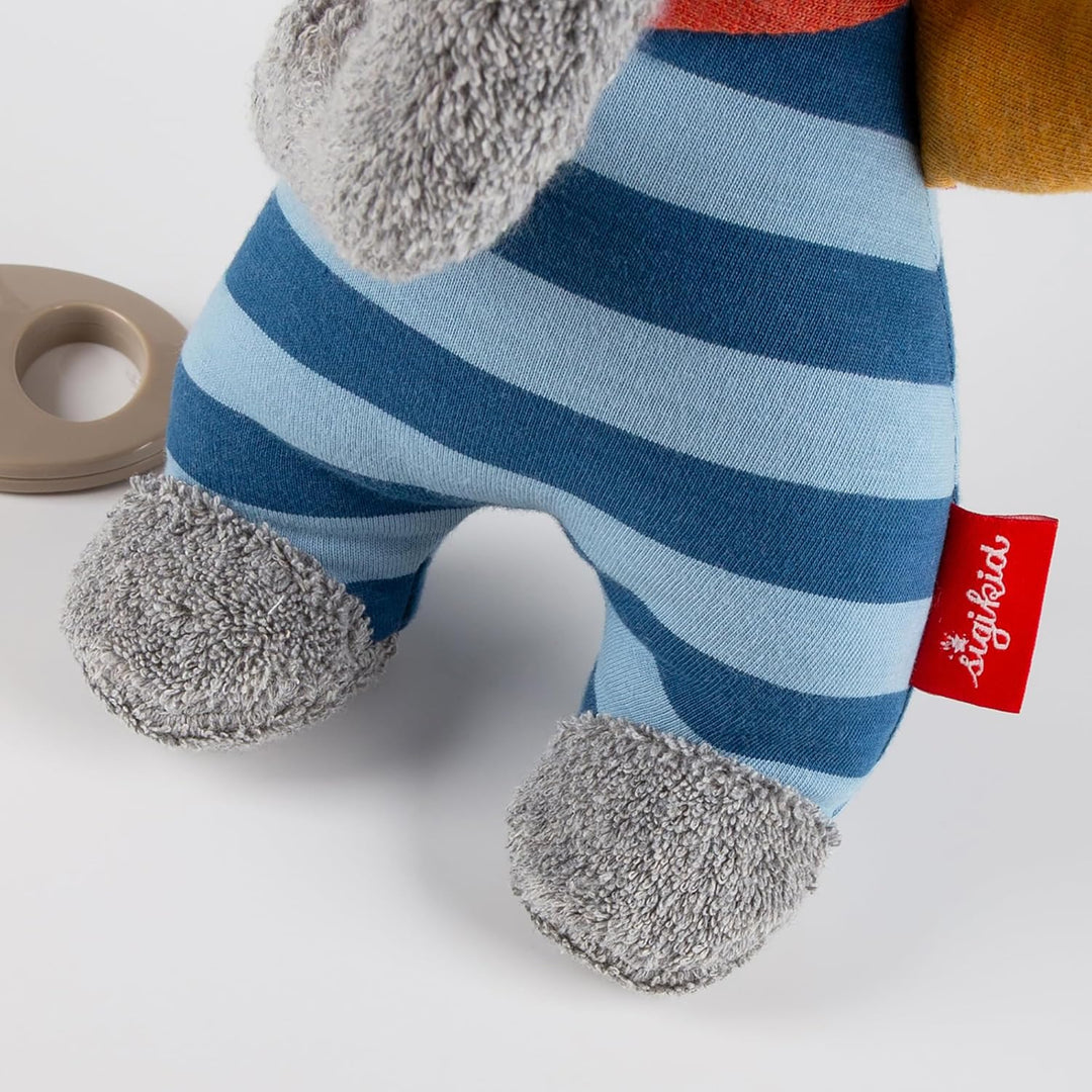 Sigikid 48800 - Lolo Lombardo Spieluhr klein, Melodie nicht frei wählbar Blau/Grau, Blau/Grau