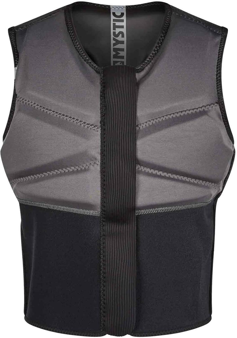 Mystic 2023 Block Kite Surfing Front-Zip Impact Vest - Grey, S